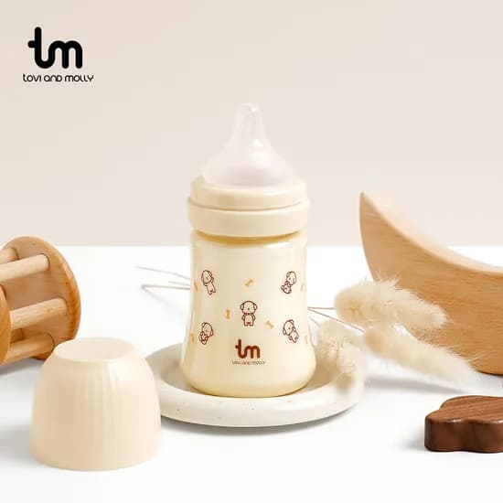토비앤몰리 PPSU 신생아 아기 젖병 젖꼭지 1단계 180ml 바닐라 1개