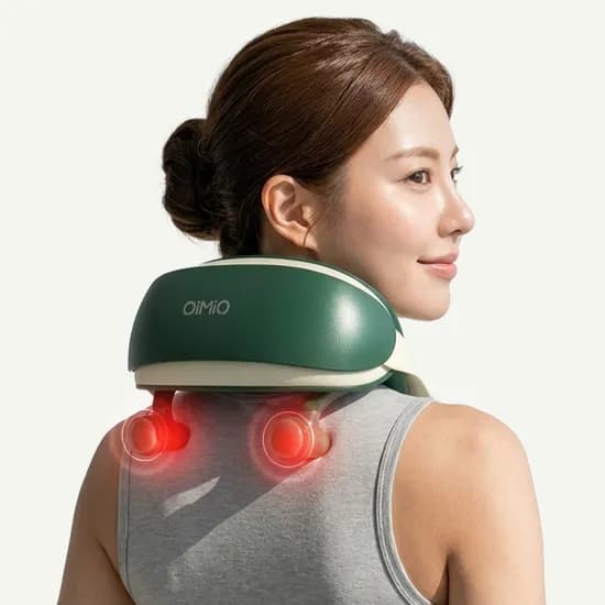 미오데칼코마니 해머링 목어깨 마사지기 온열 주무름 승모근삭제 등마사지기