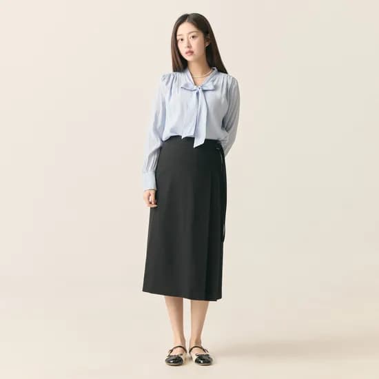 로엠 플리츠 롱 스커트 RMWHF23R11 34,950원