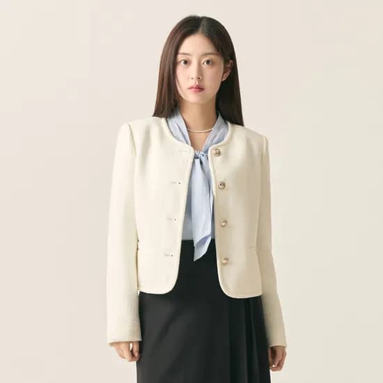 로엠 조직감 자켓 RMJKF23R13