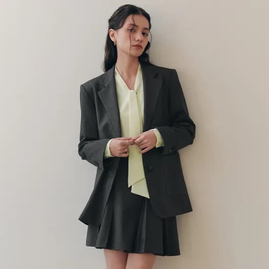백 포인트 헤니 자켓 BACK POINT HENNY JACKET CHARCOAL