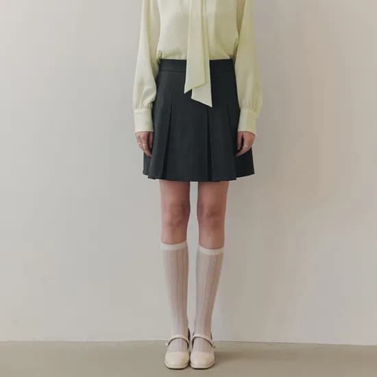 헤니 플리츠 스커트 HENNY PLEATS SKIRT