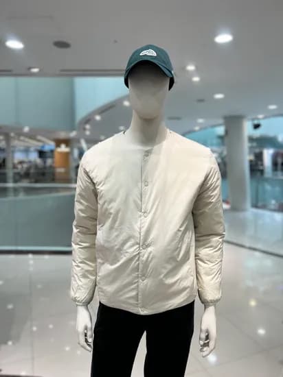 아이더 남성 경량 패딩 남자 라운드 슬림 다운 자켓