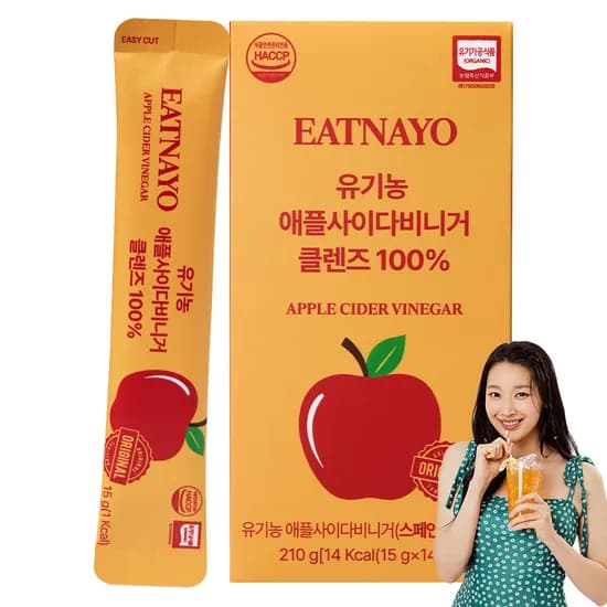 유기농 애사비 클렌즈 100% 애플사이다비니거 사과식초 초모 스틱 14포 1개