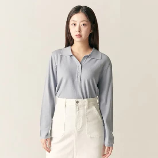 로엠 카라 스웨터 RMKAF23RT2