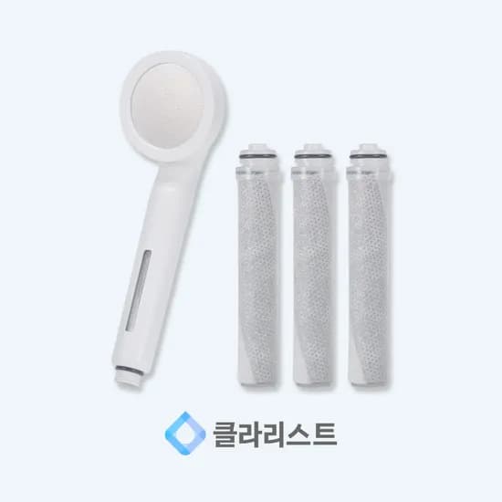 클라리스트 3중올인원 수압필터샤워기 1개