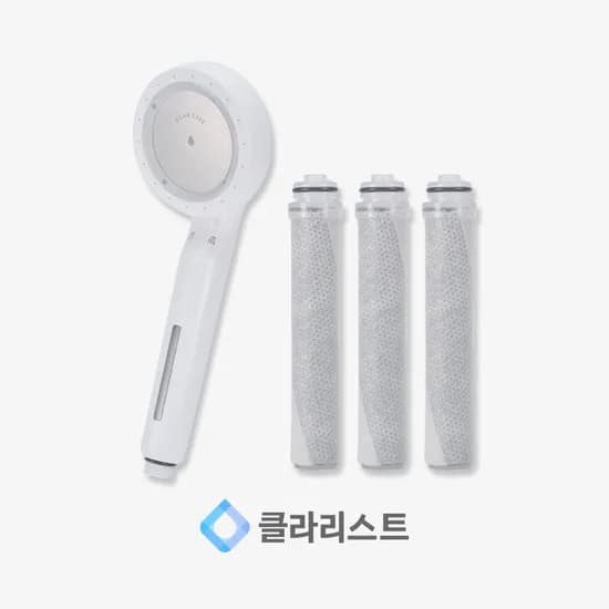 특허기술 안개분사 미스트 필터샤워기 1개 외 리필필터 1박스