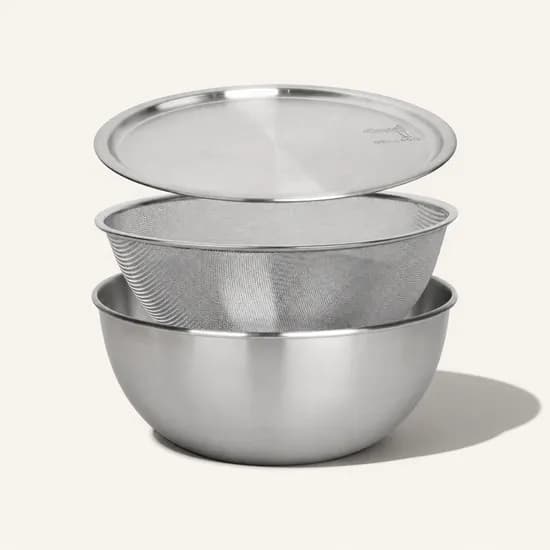델라고 믹싱볼 양푼 양푼이 세척 스텐 쌀세척 볼 3종 세트 22cm 18,900원