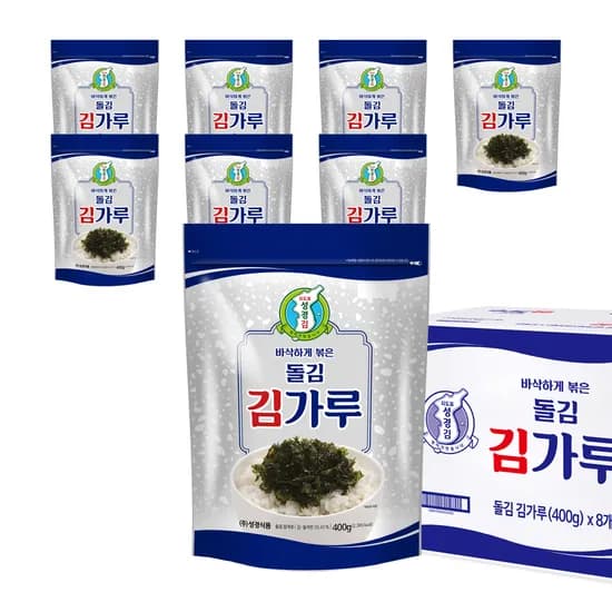 지도표 성경김 김가루 400g 8개