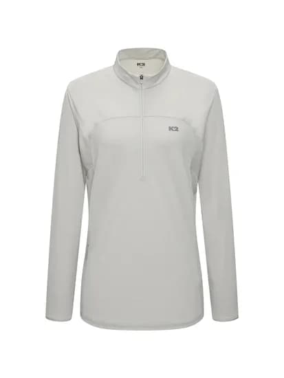 K2 여성 KTR CLIFF 클리프 긴팔 집업 티셔츠 W ECO PEARL GREY KWP25208PG 59,000원