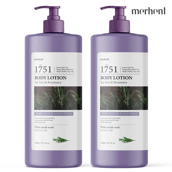 메르헨트 티트리 대용량 바디로션 1500ml 화이트머스크 1+1