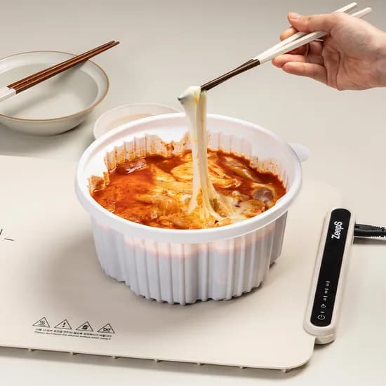 집스 2세대 전기 푸드워머 파인다이닝 접이식 음식 보온 매트 홈파티 집들이선물 휴대용 캠핑