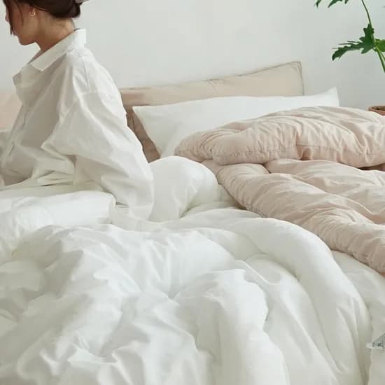 부드럽고 포근한 친환경 오가닉코튼 워싱 구르미 차렵이불 SS