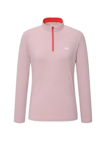 K2 여성 BOOST 메쉬 긴팔 집업 W S PINK