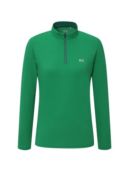K2 여성 BOOST 메쉬 긴팔 집업 W Green KWM25292G8