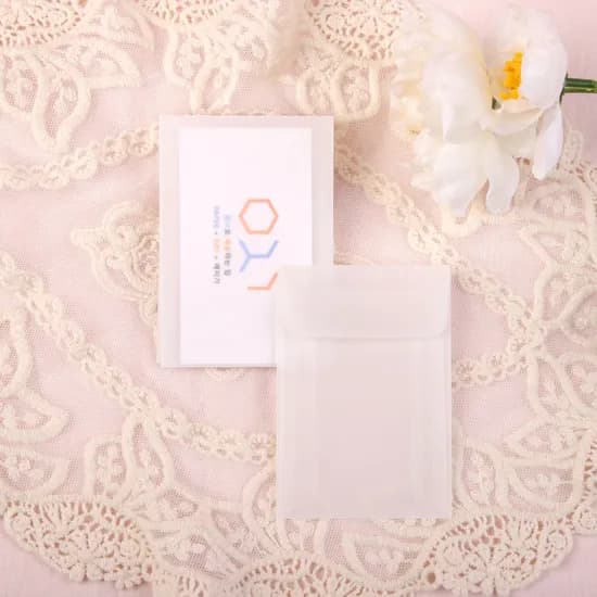 세로형 미니 트레싱지 봉투 반투명 명함 증명사진 사진관 트레이싱 50p