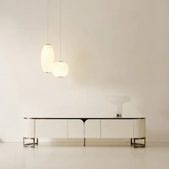 소르니아 벨루체 미노스 세라믹 거실장 2000 TV장 2000x430x472mm 화이트