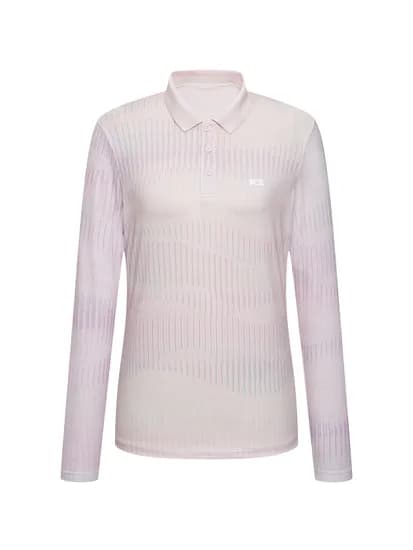 K2 여성 오싹 OSSAK WIRE 긴팔 폴로 W Light Pink KWM25226P1