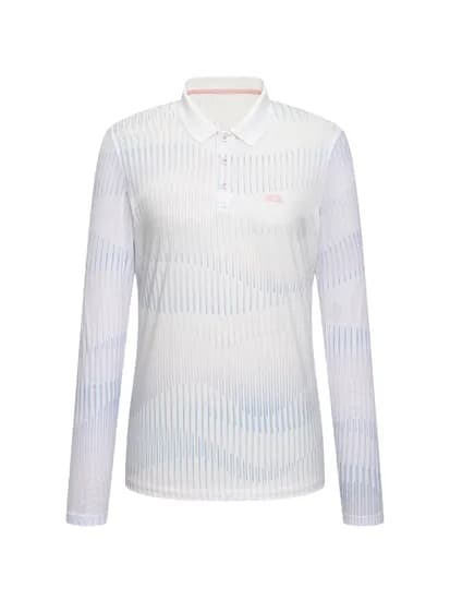 K2 여성 오싹 OSSAK WIRE 긴팔 폴로 W White KWM25226W2