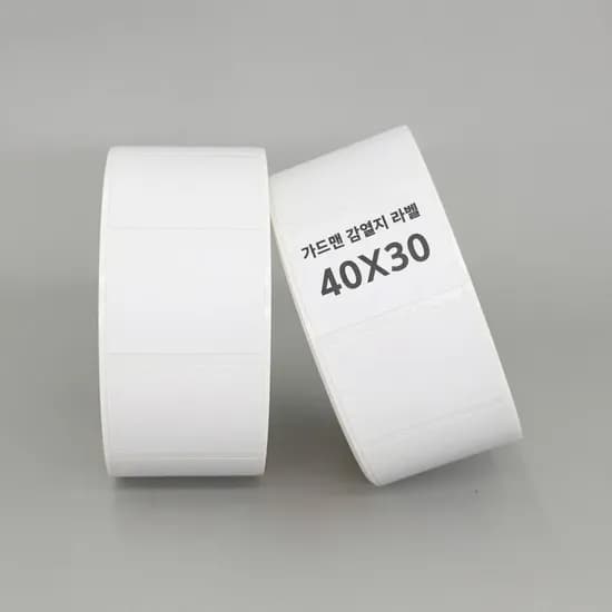 롤라벨 바코드라벨 감열 스티커 라벨지 40mm X 30mm 1500장