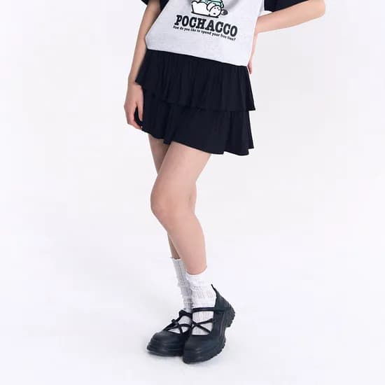 더데이걸 찰랑이 캉캉 치마바지 TGWH25302