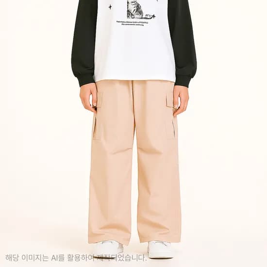 더데이걸 볼륨 포켓 카고 팬츠 TGTA25304