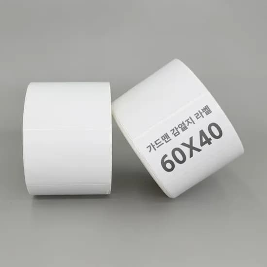 롤라벨 바코드라벨 감열 스티커 라벨지 60mm X 40mm 1000장
