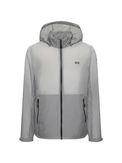 K2 남성 KTR CLIFF RISE 클리프 라이즈 바람막이 자켓 Light Grey KMM25113C2