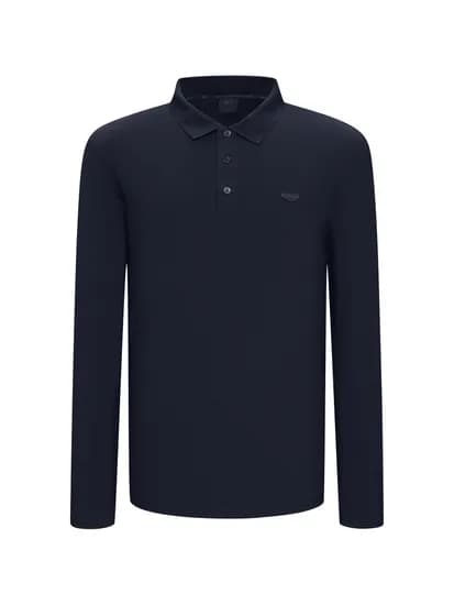 K2 남성 시그니처 파라다이스 썸머 긴팔 폴로 Dark Navy KMM25265N9