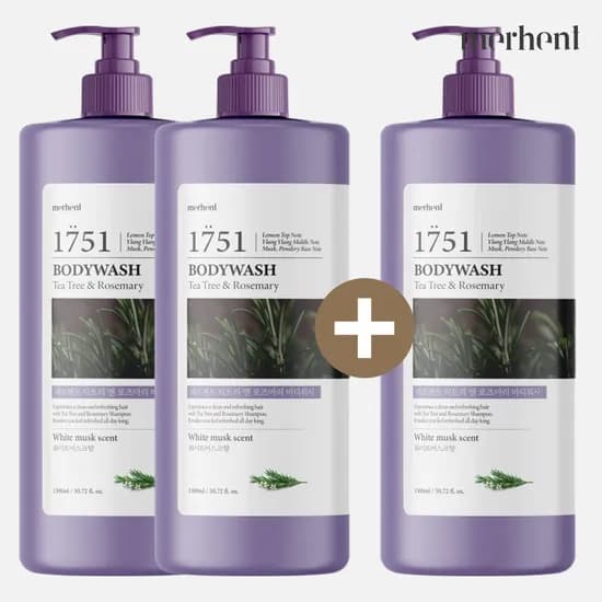 메르헨트 티트리 대용량 바디워시 1500ml 화이트머스크 약산성 퍼퓸 3개 28,900원