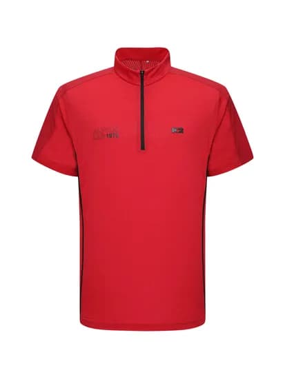 K2 남성 ALP 전문형 하이브리드 반팔 집업 ECO Red KMM25201R2