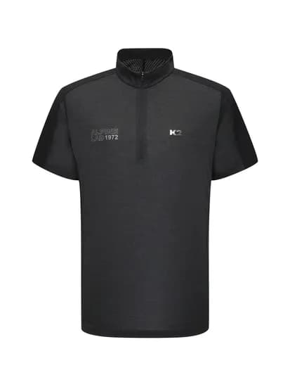 K2 남성 ALP 전문형 하이브리드 반팔 집업 ECO Black KMM25201Z1 77,000원