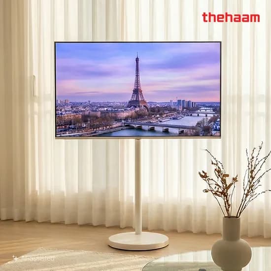 더함 삼탠바이미 스마트 QLED 에센셜 127cm(50인치), 이동식 스탠드