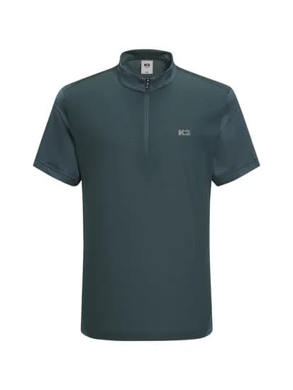 K2 남성 KTR CLIFF 클리프 하이브리드 반팔 집업 티셔츠 Lake blue KMM25207JY