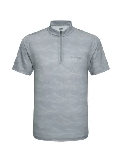 K2 남성 오싹 OSSAK ICEDUAL 반팔 집업 Blue gray KMM25217BH