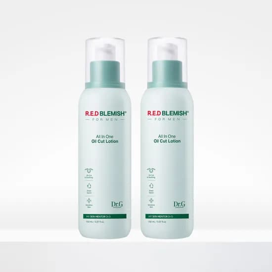 닥터지 레드 블레미쉬 포 맨 올인원 오일 컷 로션 150mL x2