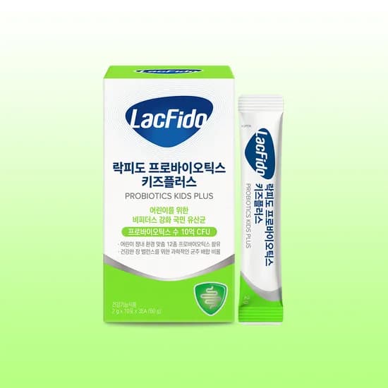 락피도 프로바이오틱스 키즈 플러스 베이비 아기유산균 비피더스 10억CFU 30포 12,900원