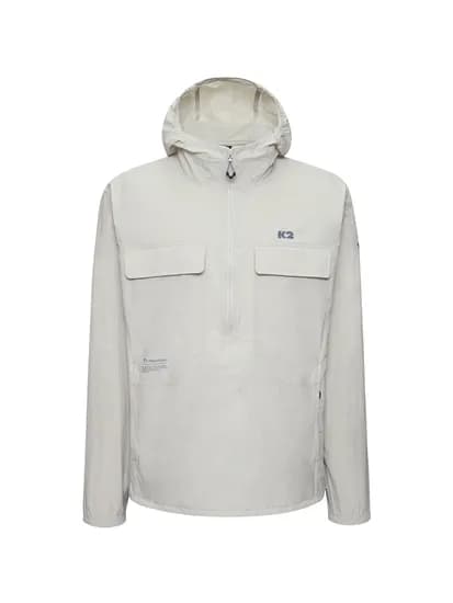 K2 남성 KTR TRISTONE 트라이스톤 아노락 바람막이 자켓 PEARL GREY KMM25117PG