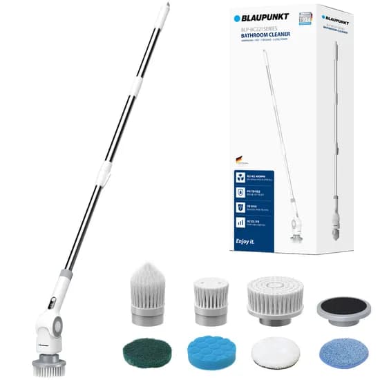 블라우풍트 블루스핀 7in1 IPX7 방수 3단 조절 무선 욕실청소기 BLP-BC221