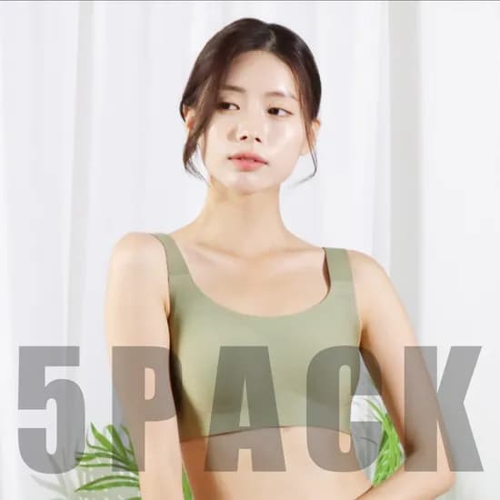 더조이브라 더스트롱 5개세트 압박브라 미니마이저 얇은 빅사이즈속옷 처진가슴 가슴작아보이는