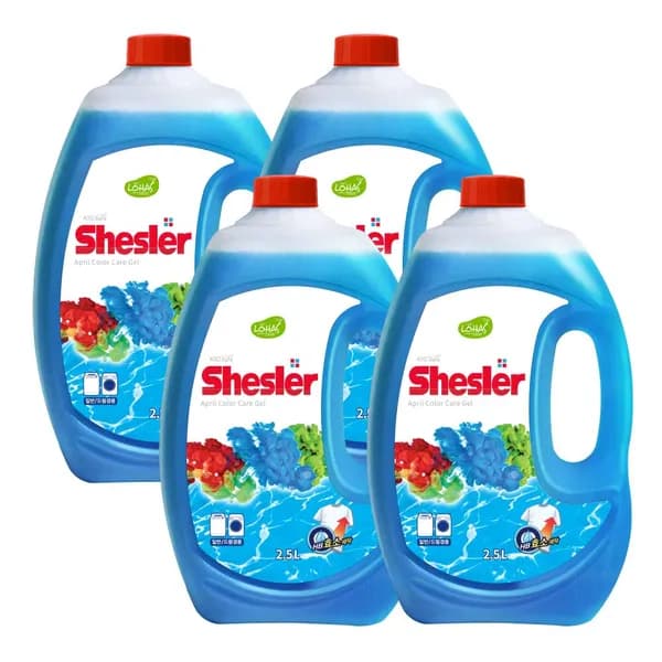 쉬슬러 고농축 효소 타깃워시 액체세제 에이프릴 2.5L 4개