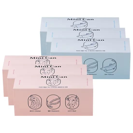 애니먼 애니캔 강아지 고양이 습식캔 소+연어, 30g, 36개