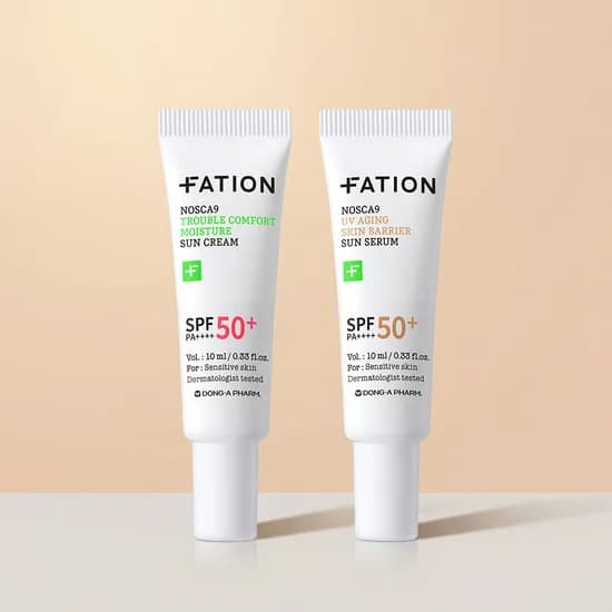 파티온 노스카나인 선케어 2종 키트(선세럼10ml+수분선크림10ml)