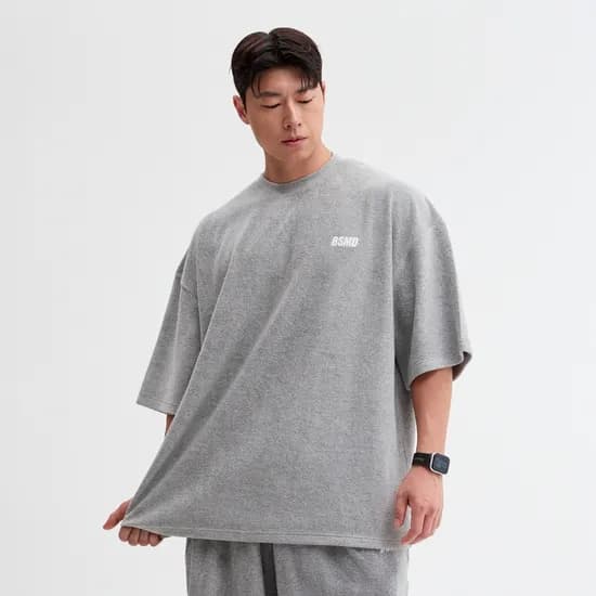 비스트모드 헤비타올 헬스 오버핏 반팔 티셔츠 짐웨어 BSMD