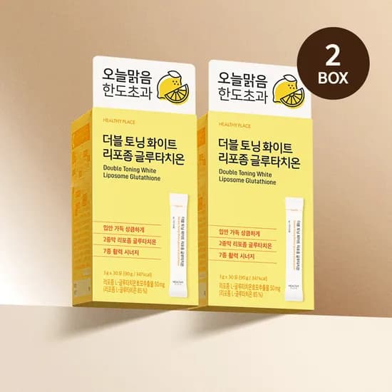 더블 토닝 화이트 리포좀 글루타치온 / 콜라겐 스틱 30포, 2개