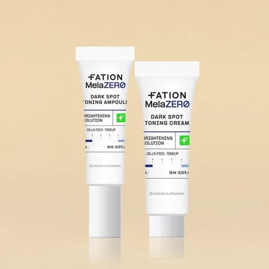 파티온 멜라제로 기미잡티 토닝 2종 키트(앰플 10ml+크림 10ml) 나이아신아마이드