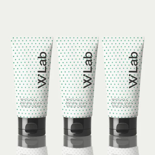 화이트홀릭 네츄럴 시카씨 톤업크림 50ml 3개