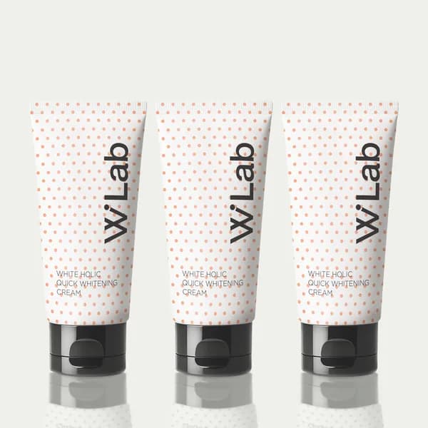 화이트홀릭 퀵 화이트닝 톤업크림 미백쌩얼크림 50ml 3개
