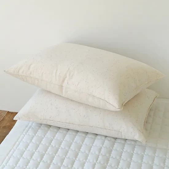 은하수 워싱 20수 순면 코튼 내추럴 아이보리 국산 베이직 무지 베개커버 5070