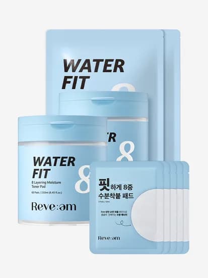 리브엠 워터핏 8중 수분착붙 패드 190매 기획세트
